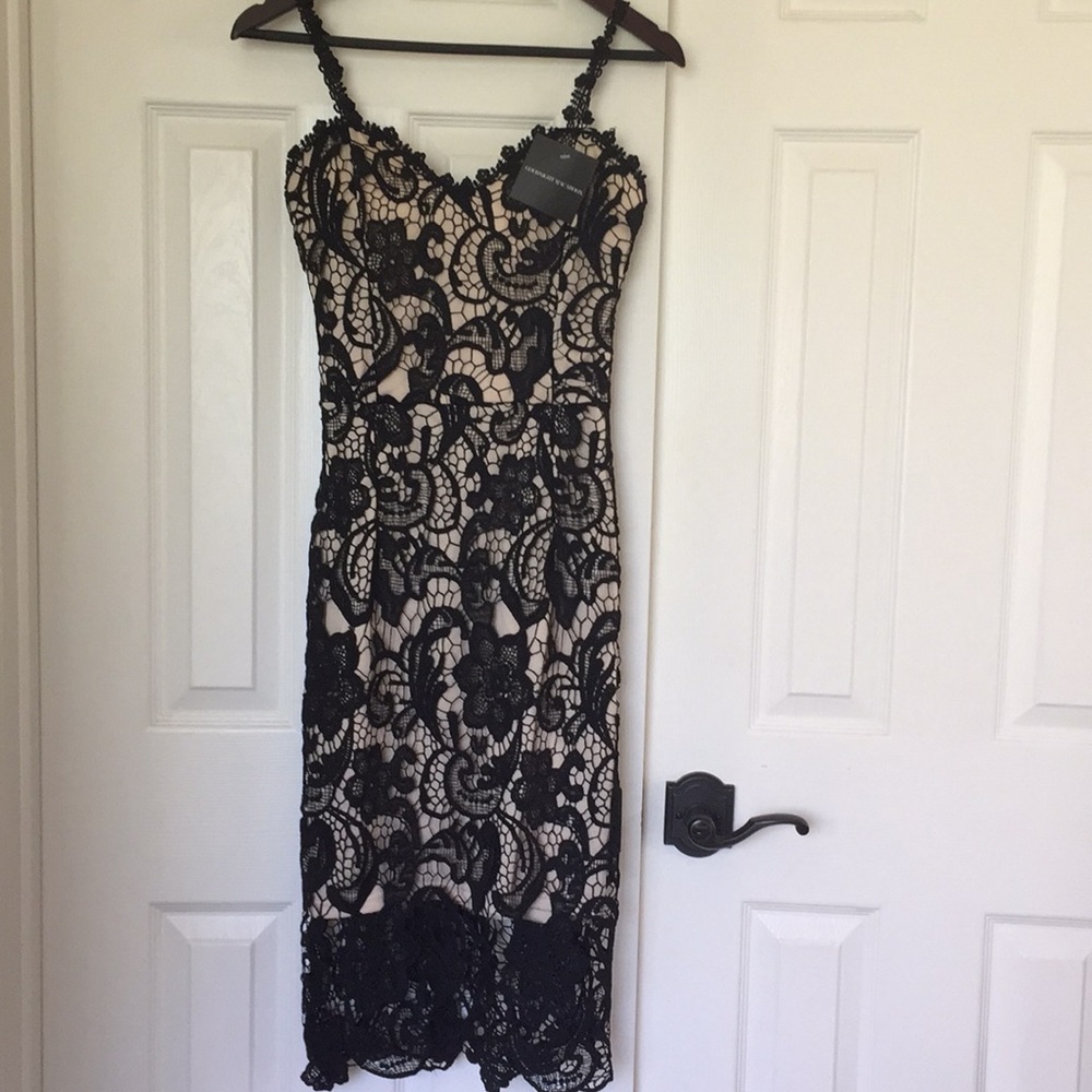 Black Lace Dress Goodnight Macaroon